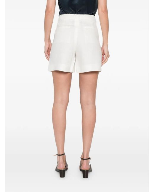 Max Mara White Smmparty Drawstring Shorts