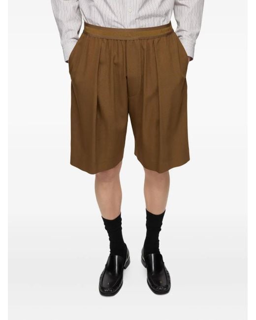 メンズ Acne ワイド ショートパンツ Brown