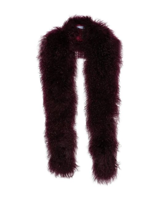 Sciarpa Curly di Prada in Black