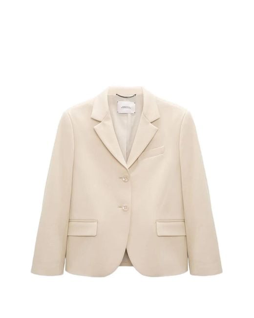 Dorothee Schumacher Natural Button Softsand Jacket