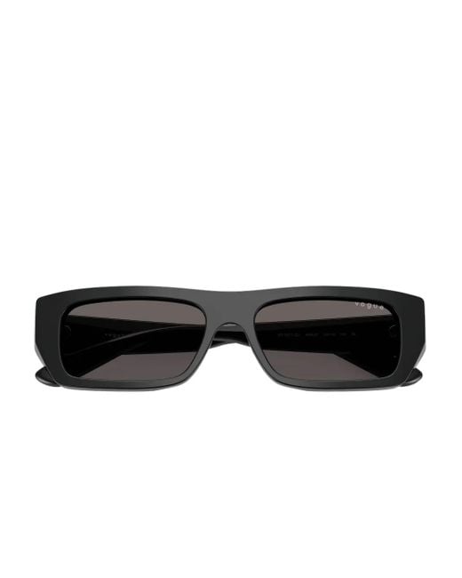 Vogue Eyewear Gray Square-Frame Sunglasses