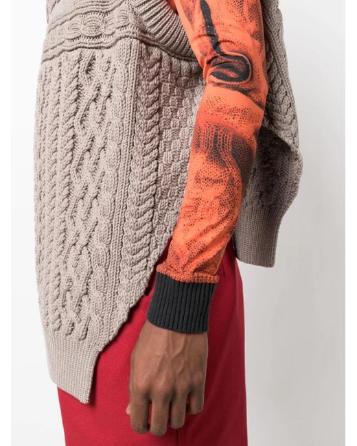 Chaleco Oversize Robyn Lynch de hombre de color Gray