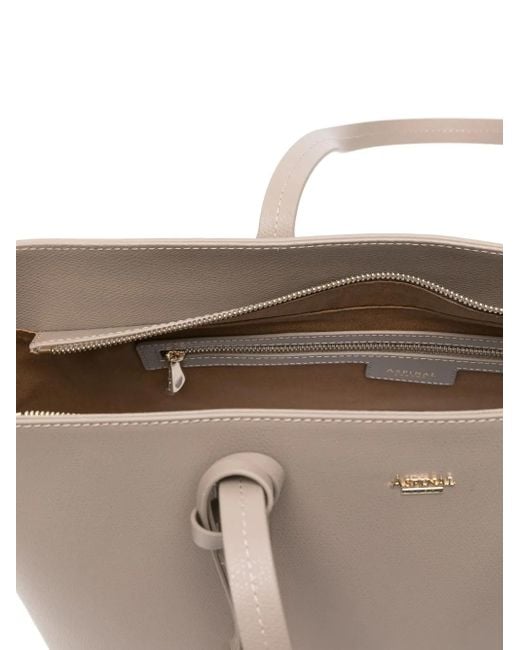Aspinal Natural East West Tote Bag