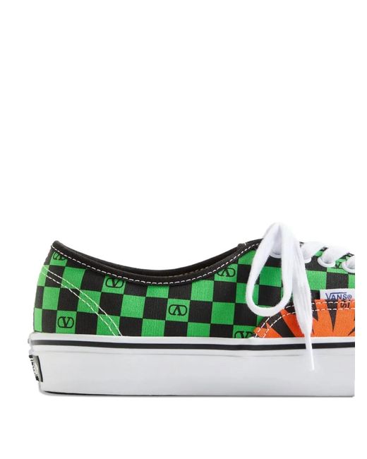 Vans Green X Slip On Checkerboard for men