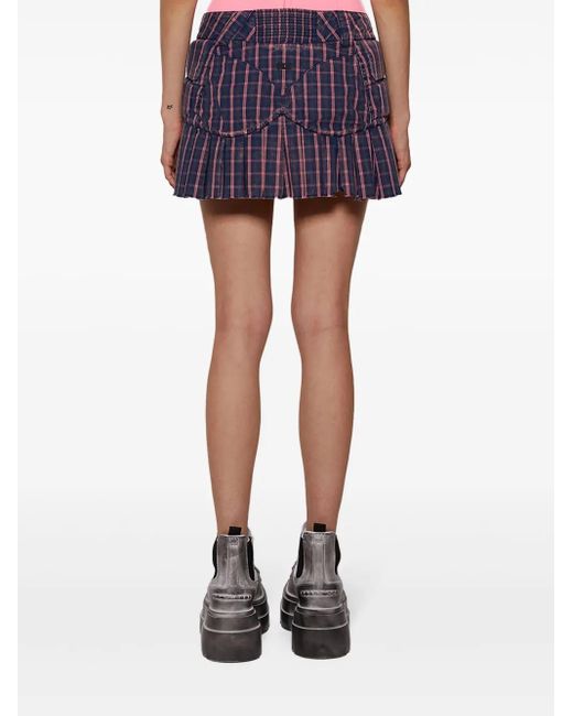 Natasha Zinko M-Bike ミニスカート Blue