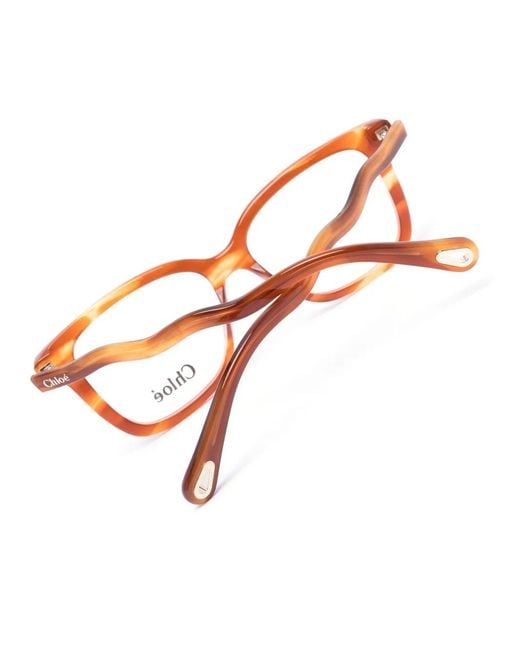 Chloé Brown Lunettes De Vue À Monture Rectangulaire
