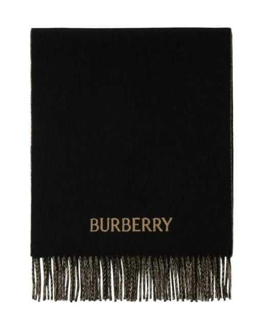 Sciarpa Ekd Bicolore di Burberry in Black