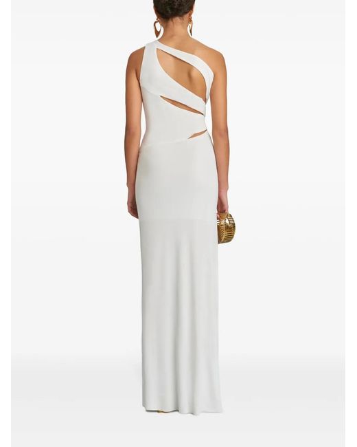 Cult Gaia White Zinna Gown