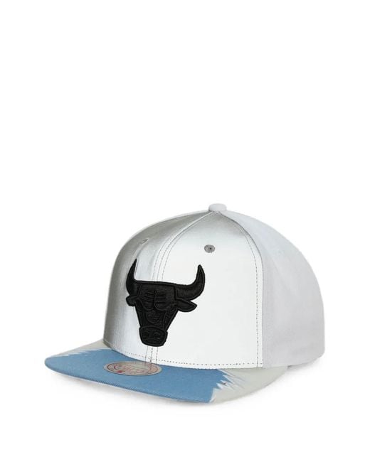 Mitchell & Ness White Nba Chicago Bulls Snapback Cap for men