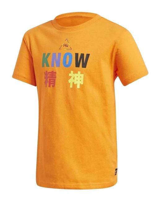 メンズ Adidas X Pharrell Williams 'tbiitd' Tシャツ Orange