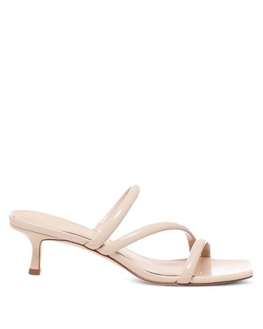 MICHAEL Michael Kors Natural Sandalen mit eckiger Kappe