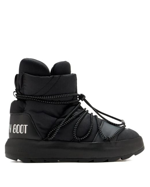 Botas acolchadas con cordones de x Moon Boot Adidas de color Black