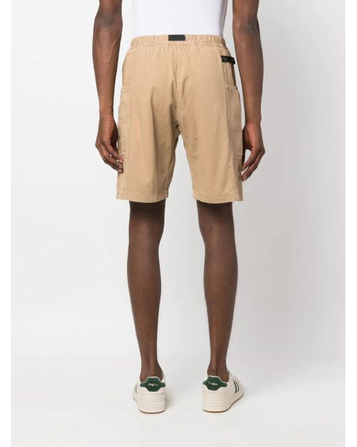 Gramicci Natural Buckled-Waist Cotton Shorts for men