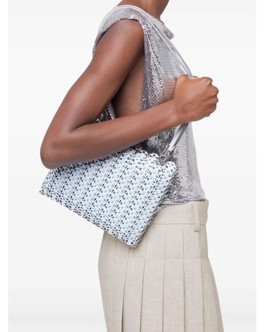Rabanne White 1969 Flip Shoulder Bag