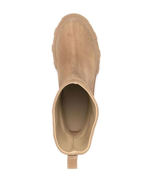 Gia Borghini Brown Ankle Leather Boots