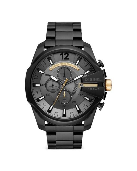 DIESEL Gray Dz4479 Mega Chief Watch for men