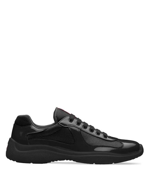 メンズ Prada アメリカズカップ スニーカー Black