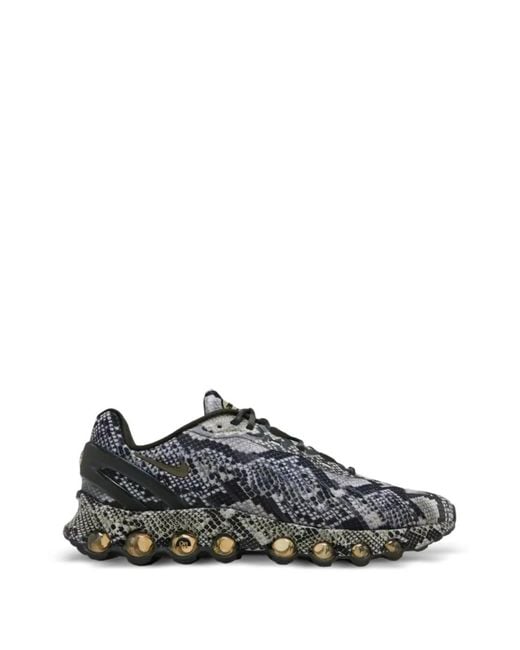 Nike Black Air Max Dn8 Snakeskin-Print Sneakers for men