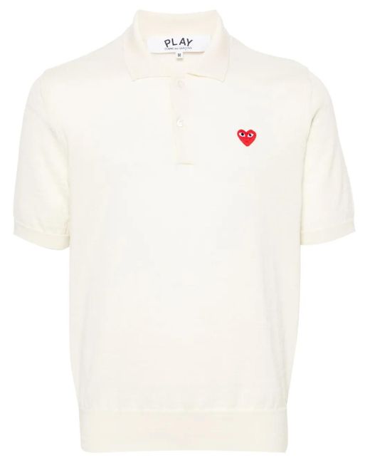 COMME DES GARÇONS PLAY White Sweaters