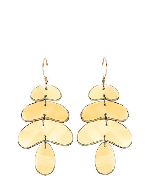 Ten Thousand Things Metallic 18kt Yellow Gold Totem Citrine Earrings