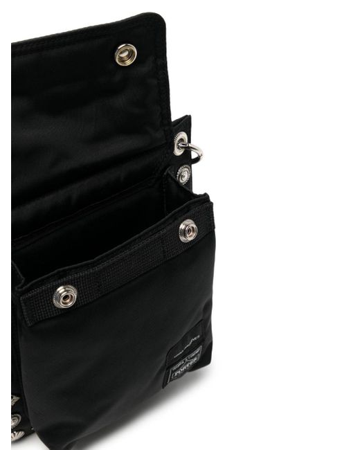 Toga Virilis Black X Porter Stud-embellishment Shoulder Bag for men