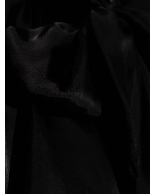 Vetements Black Shoulder-Pads Bow Shirt