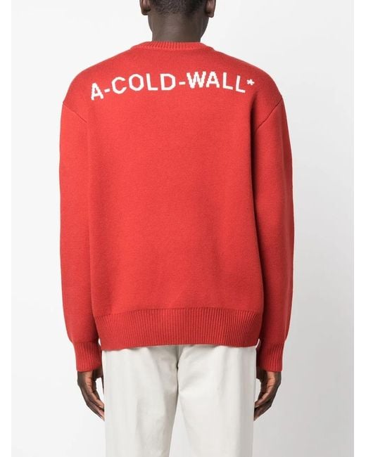 A_COLD_WALL* Red Sweat À Imprimé Exposure for men