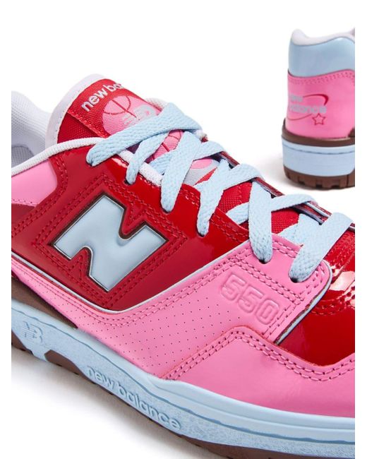 New Balance Y2k 550 Sneakers Met Colourblock in het Pink voor heren