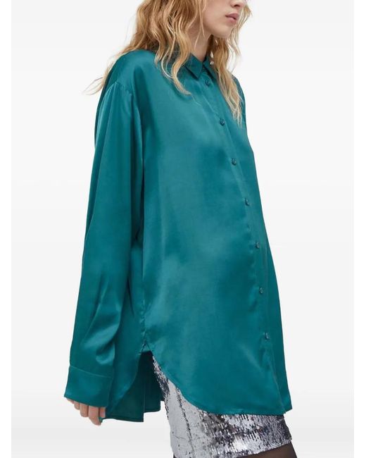Samsøe & Samsøe Blue Alfrida Buttoned Shirt