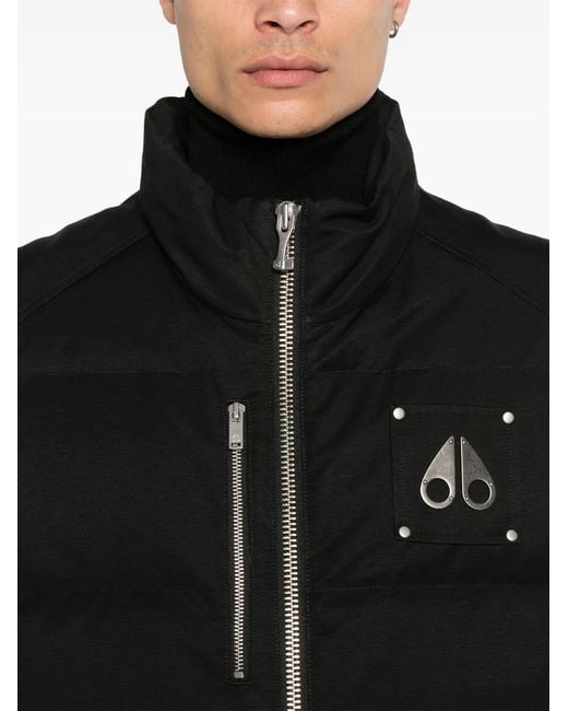 Moose Knuckles Black Outwear Waistcoat for men