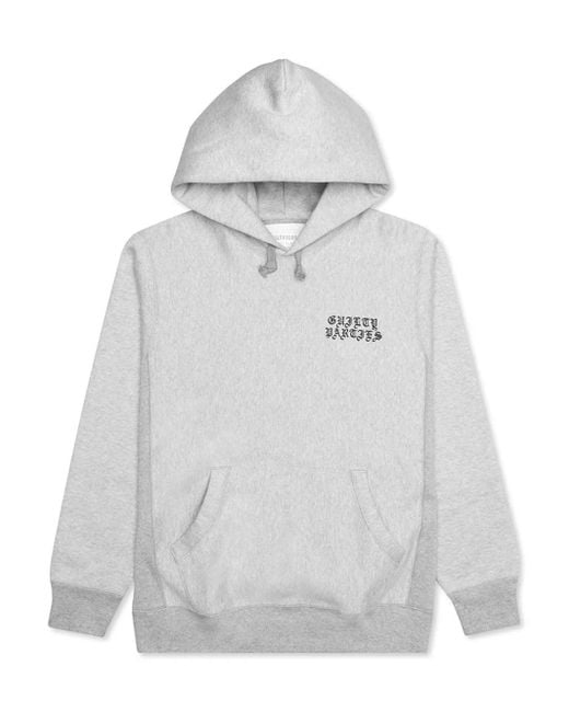 Wacko Maria Gray Cotton Hoodie for men