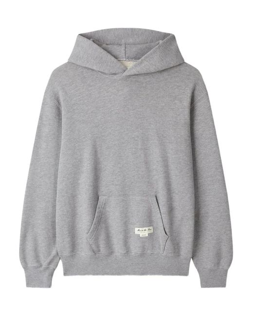 メンズ MAN ON THE BOON. Logo-tag Hoodie Gray