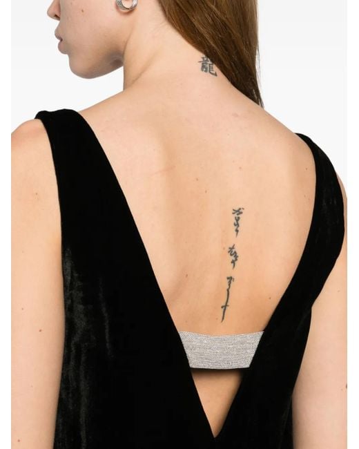 Peserico Black Sleeveless Maxi Dress