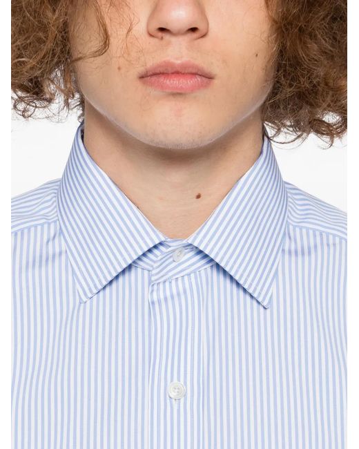 Tom Ford White Striped Shirt for men