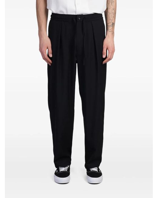 Pantalones de lana Attachment de hombre de color Black