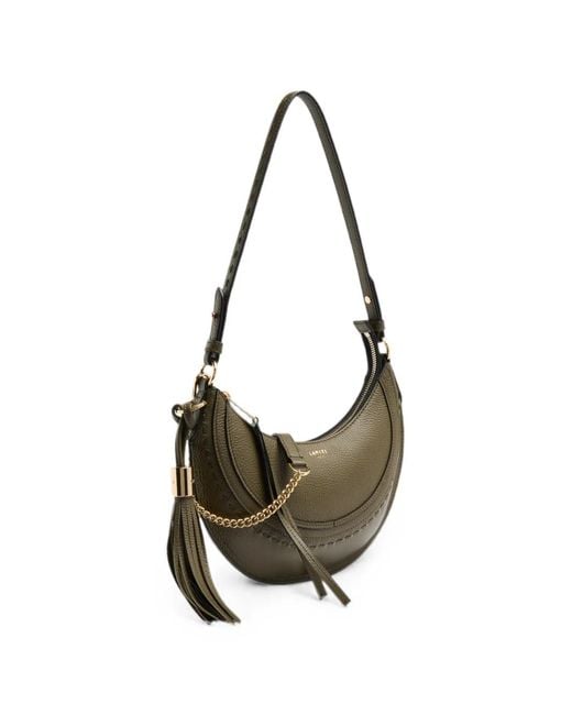 Lancel Metallic Small Hoboheme Tassel-Detail Shoulder Bag