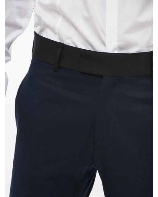Neil Barrett Blue Belt-Loop Trousers for men