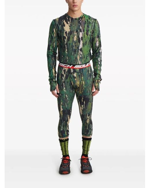 Aztech Mountain Green Next To Skin Base Layer for men