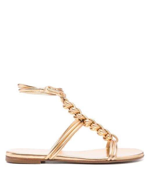 Gianvito Rossi Capua サンダル Natural