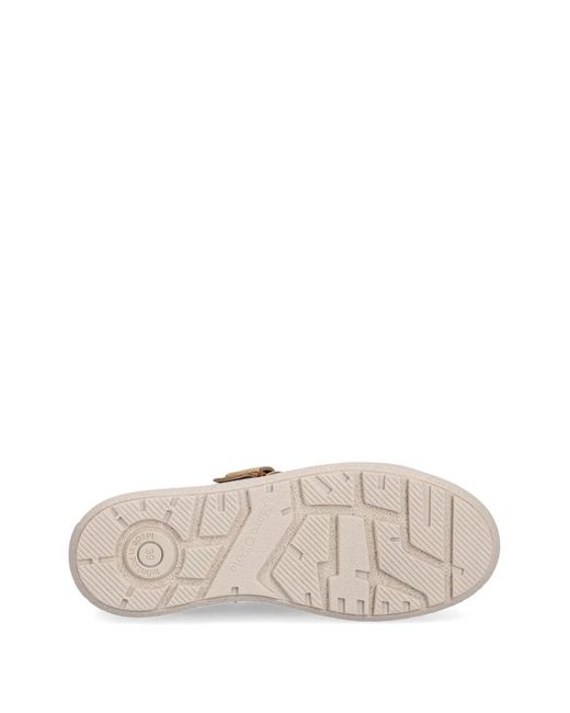Marc O' Polo Brown Buckle-Fastening Platform Shoes