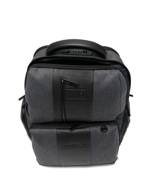 Piquadro Black Sac À Dos À Fermeture Zippée