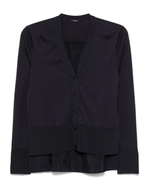 Joseph Blue Contrasting-Panel Top