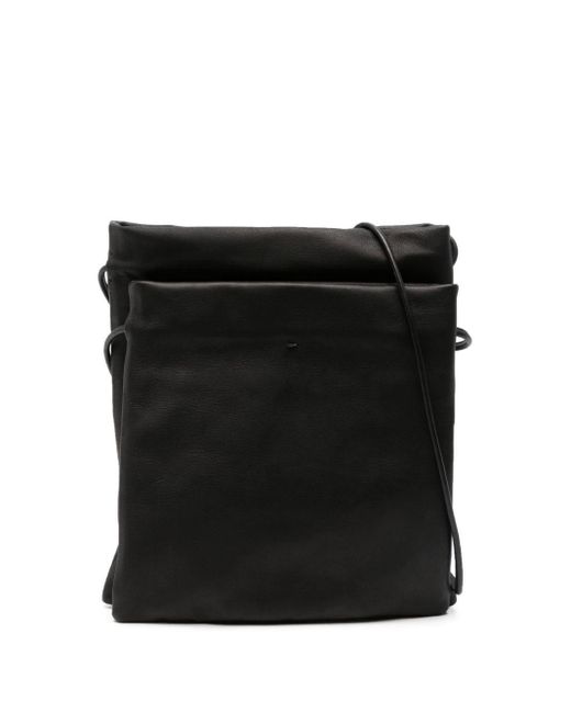 Y's Yohji Yamamoto Black Leather Shoulder Bag