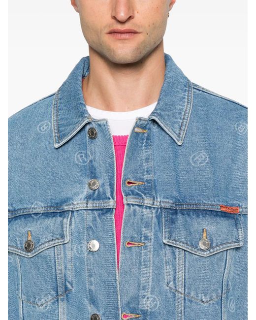 Martine Rose Blue Denim Jacket