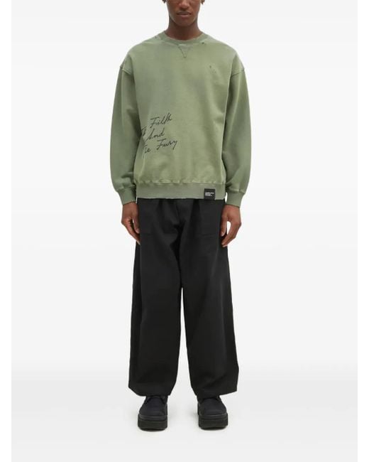 Neighborhood Green Logo-Print Sweatshirt for men