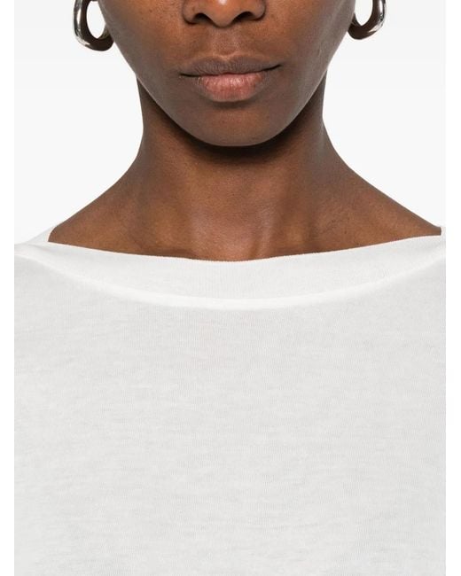 Marc O' Polo White Fine-Knit Top