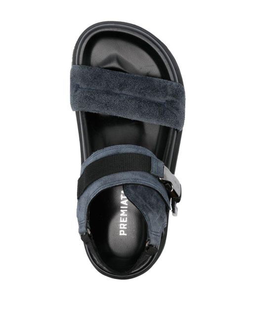 Sandalias con suela gruesa Premiata de color Black