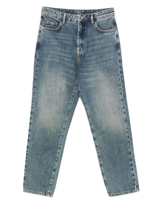 Jeans Dritti A Vita Alta di Patrizia Pepe in Blue