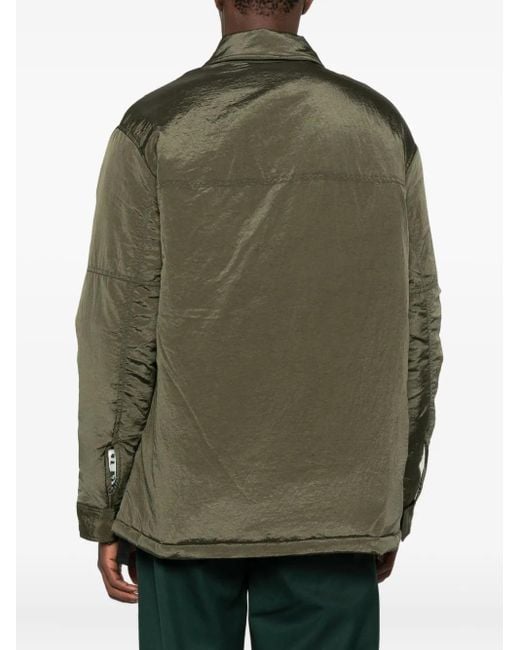 Oamc Peacemaker Green Flap-Pocket Jacket for men