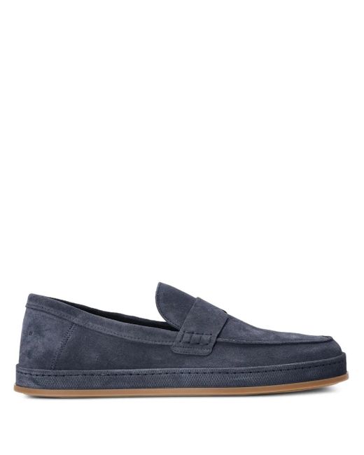 Hogan Blue H683 Loafers for men